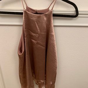 Silk tank top